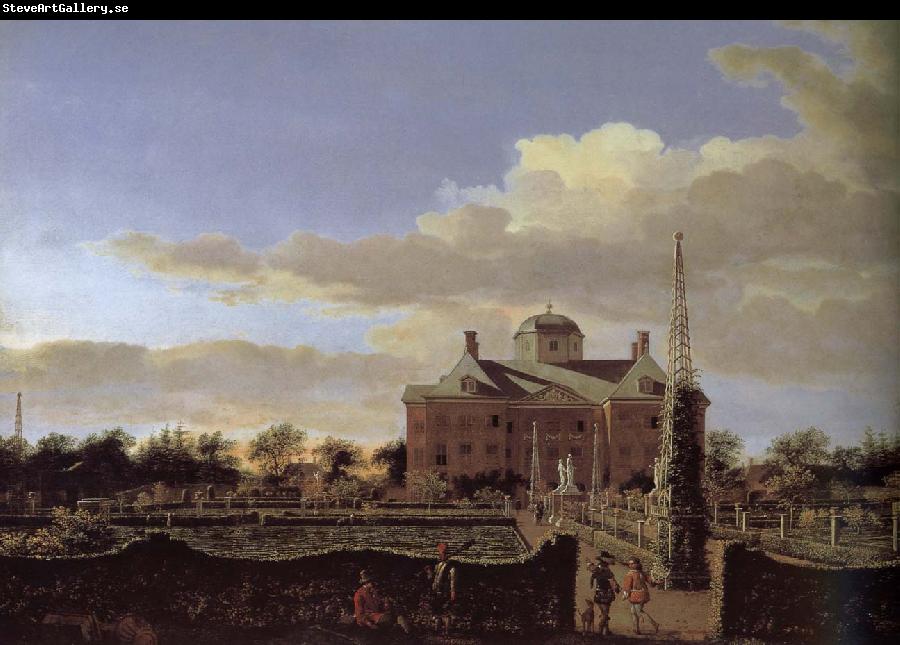 Jan van der Heyden Castle Garden in the rear